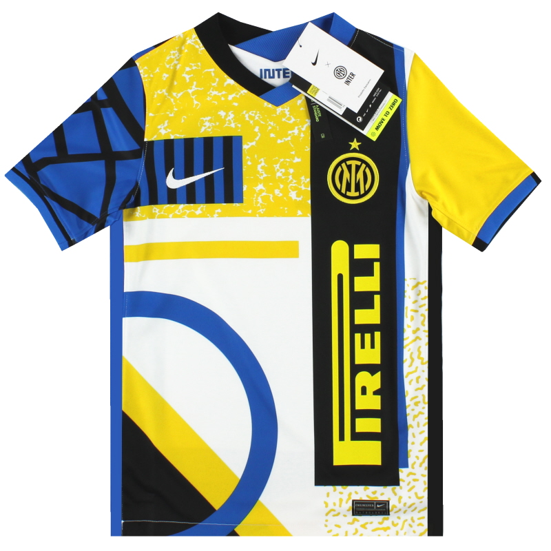 2020-21 Inter Milan Nike Fourth Shirt *w/tags* S.Boys - DD9093-100 - 194954066585