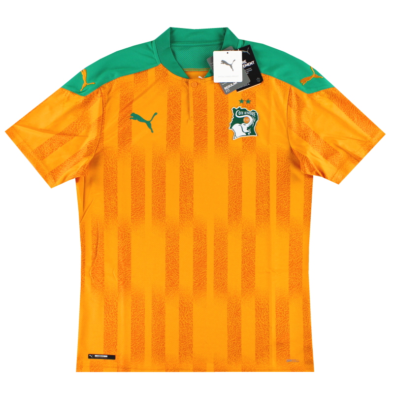2020-21 Ivory Coast Puma Home Shirt *BNIB* M - 756707-01 - 4062453323217
