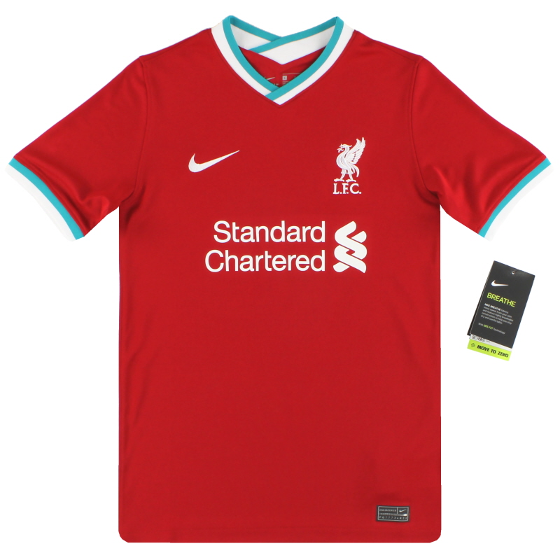 2020-21 Liverpool Nike Home Shirt *BNIB* S.Boys - CZ2636-687 - 194496169812