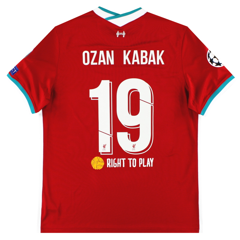 2020-21 Liverpool Nike Home Shirt Ozan Kabak #19 *w/tags* XL