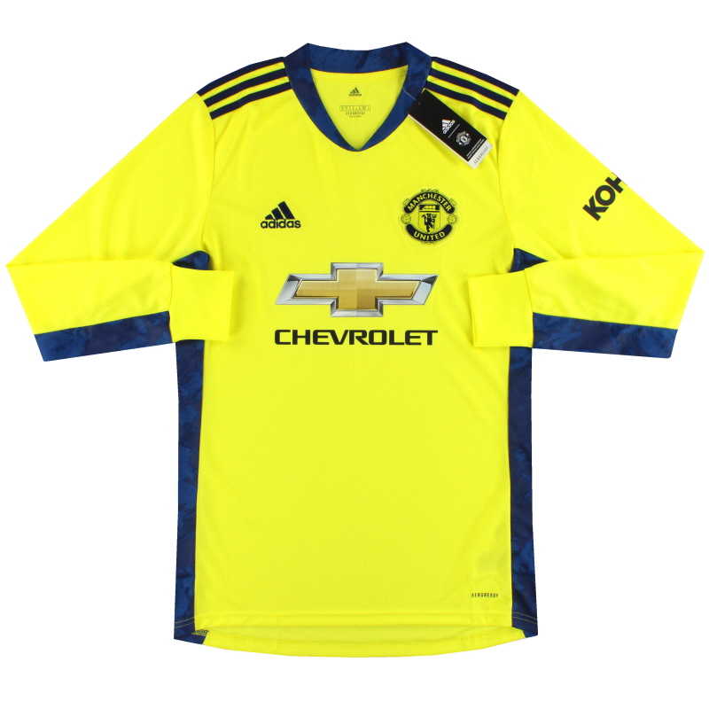 2020-21 Manchester United adidas Goalkeeper Shirt *w/tags* M - EE2392 - 4051043865954