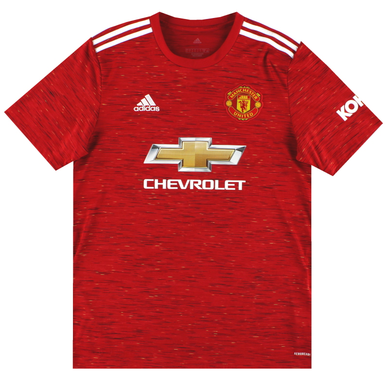 2020-21 Manchester United adidas Home Shirt *Mint* L - GC7958