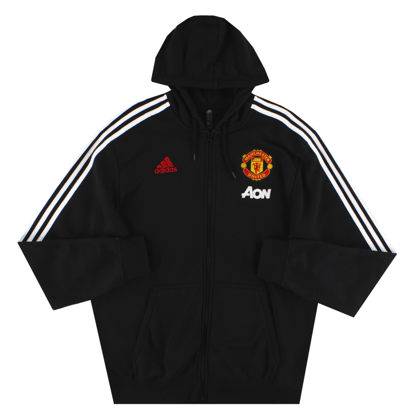 2020-21 Manchester United adidas Full Zip Hoodie L