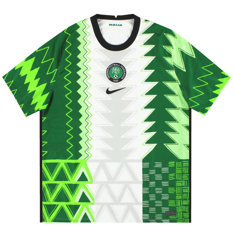 2020-21 Nigeria Nike Home Shirt S - CT4225-100