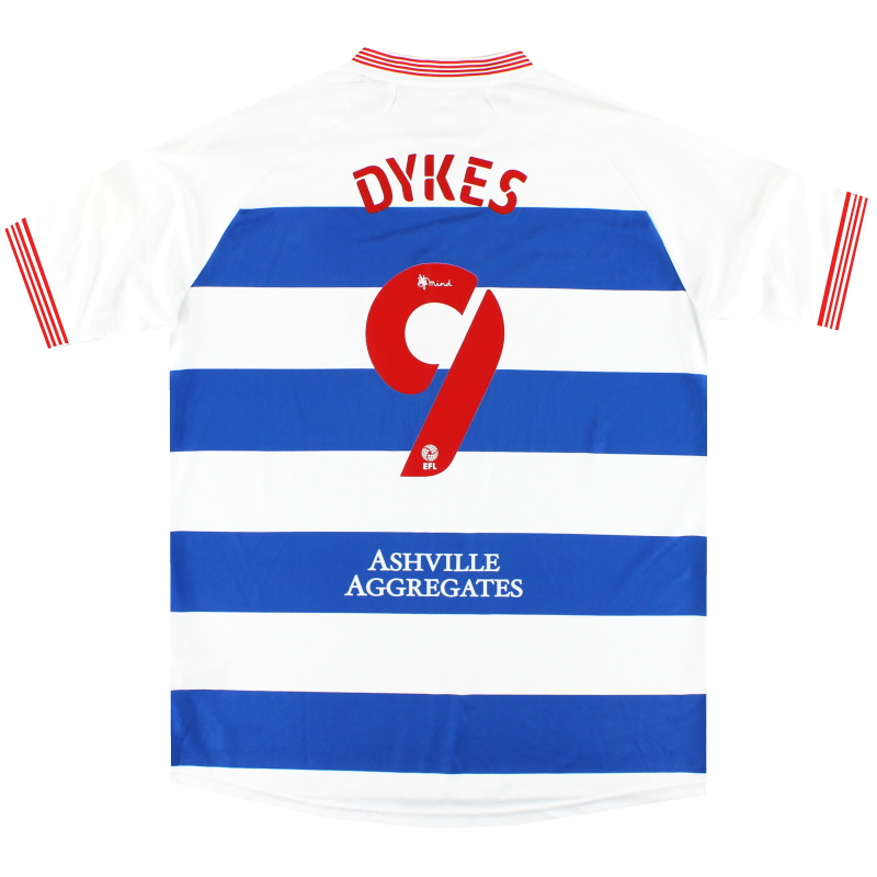 2020-21 QPR Errea Player Issue Home Shirt Dykes # 9 XXXL