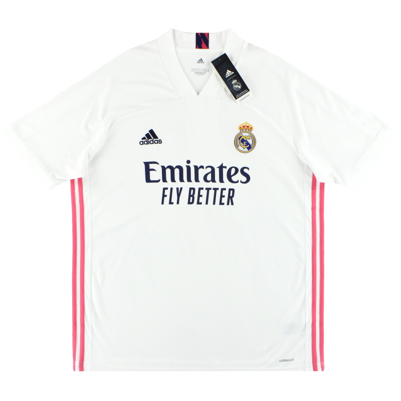2020-21 Real Madrid adidas Home Shirt *w/tags* XL - FM4735 - 4061612995692