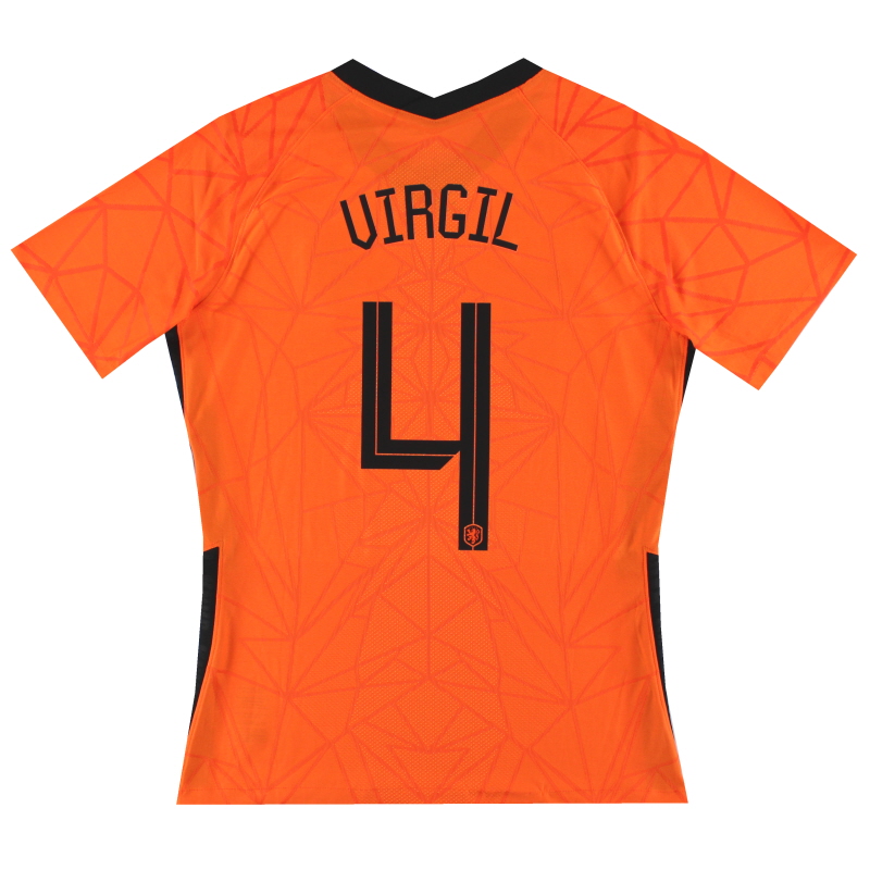 2020-22 Holland Nike Player Issue Home Shirt Virgil #4 *As New* XL