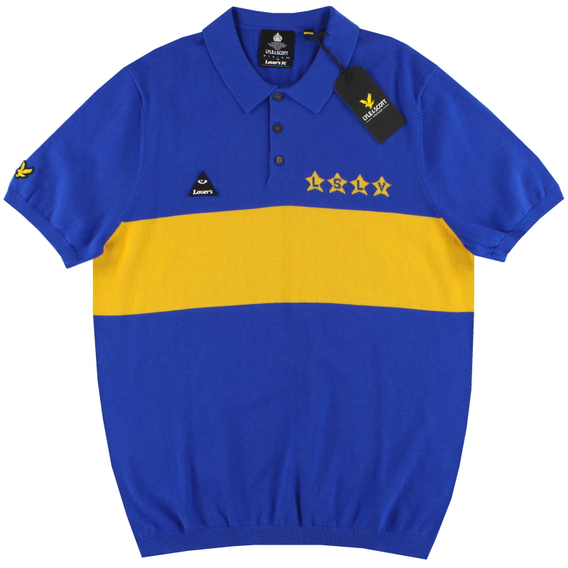 2020 Lyle & Scott x Lovers FC Boca Juniors Polo Shirt *BNIB*  - KN1150V - 5054783669959