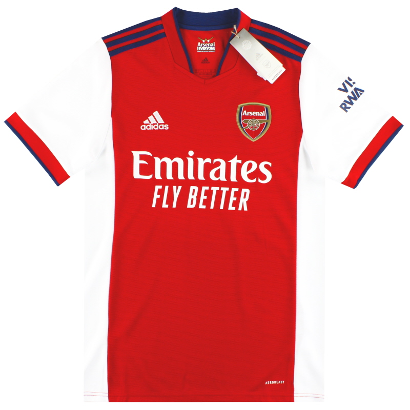 2021-22 Arsenal adidas Home Shirt *w/tags* M - GM0217 - 4064056867259