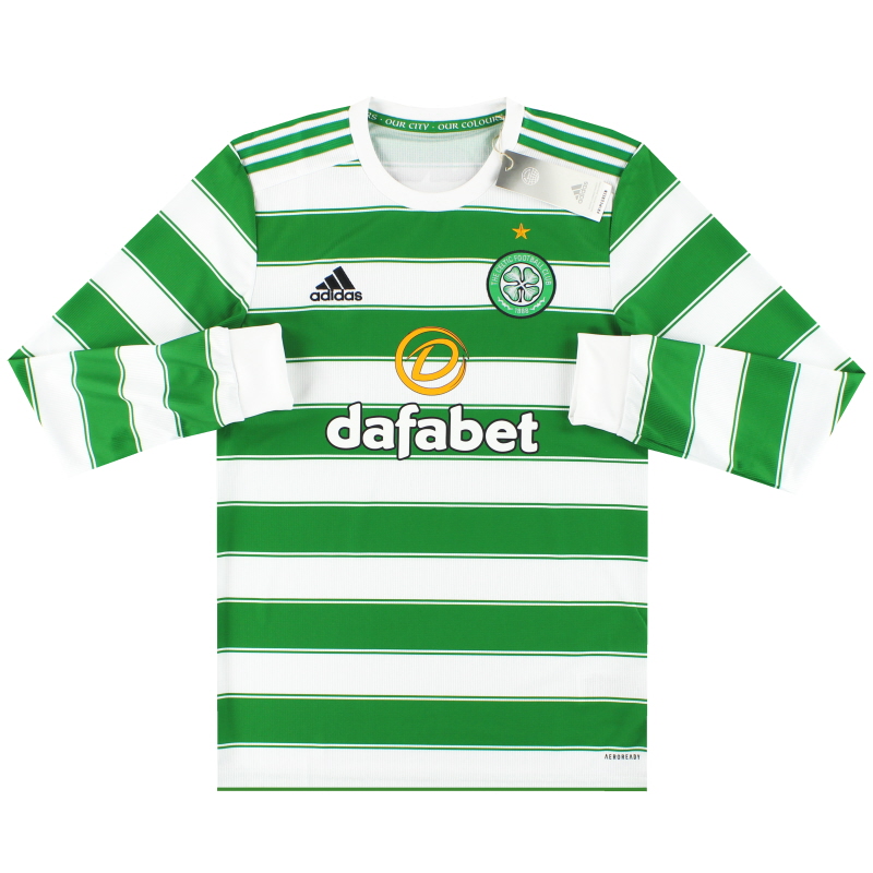 2021-22 Celtic adidas Home Shirt L/S *BNIB*