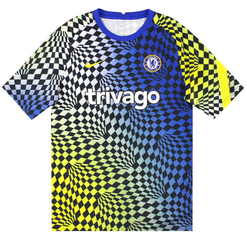 Camiseta Nike prepartido del Chelsea 2021-22 M - CW4872-409