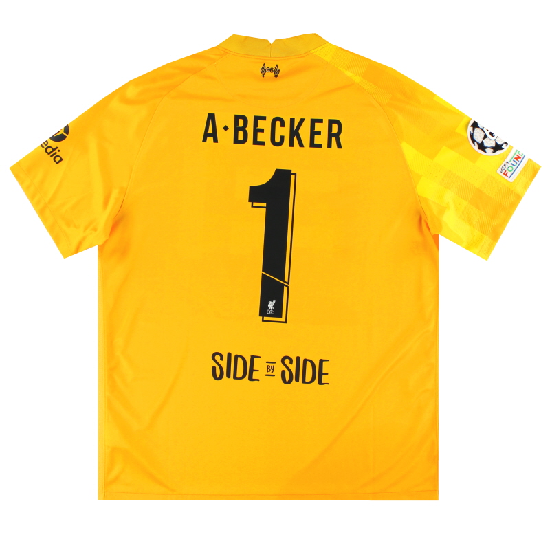 2021-22 Liverpool Nike Goalkeeper Shirt A.Becker #1 *w/tags* XL - DB2559-740 - 194956496496