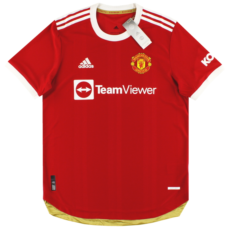 2021-22 Manchester United Authentic adidas Home Shirt *w/tags*  - H31090 - 4064054886702