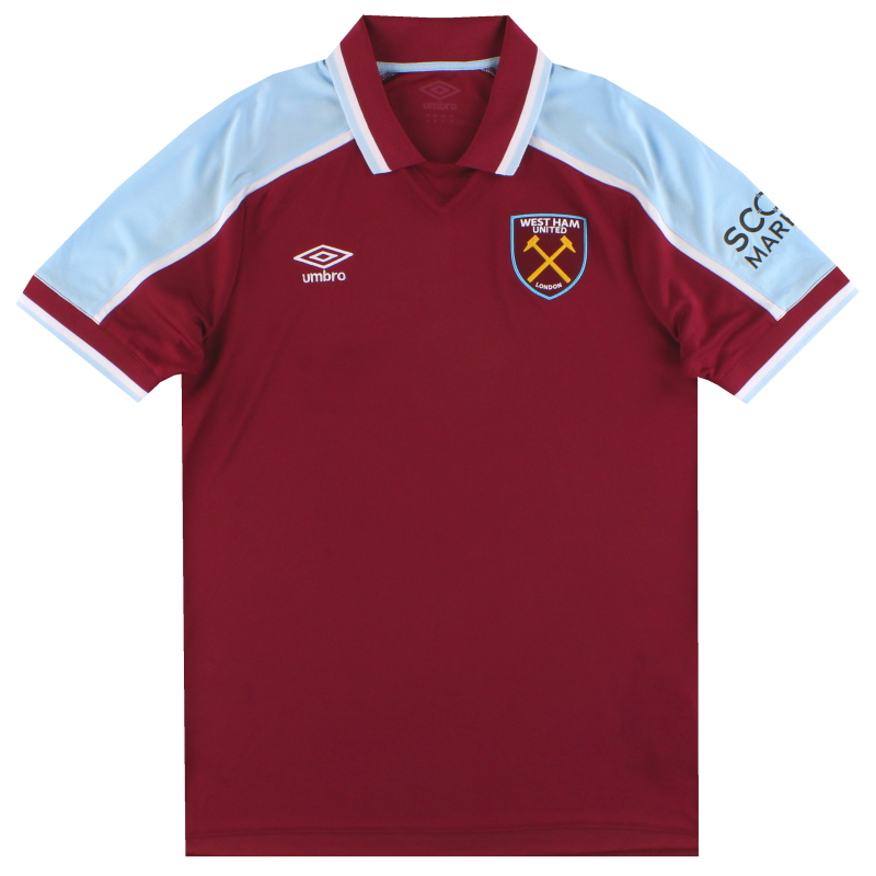 2021-22 West Ham Umbro Home Shirt *As New*   - UM30131