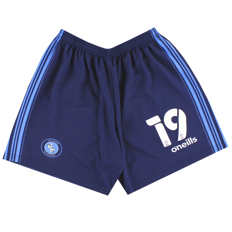 2021-22 Wycombe Wanderers O’neills Player Issue Home Shorts #19 L