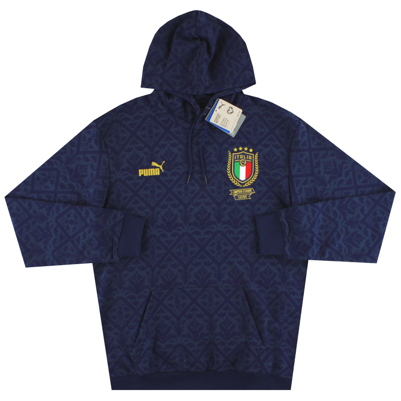 2021 Italy Puma 'Campioni D'Europa' Winter Hoodie *BNIB* - 769995-02 - 4065449758802