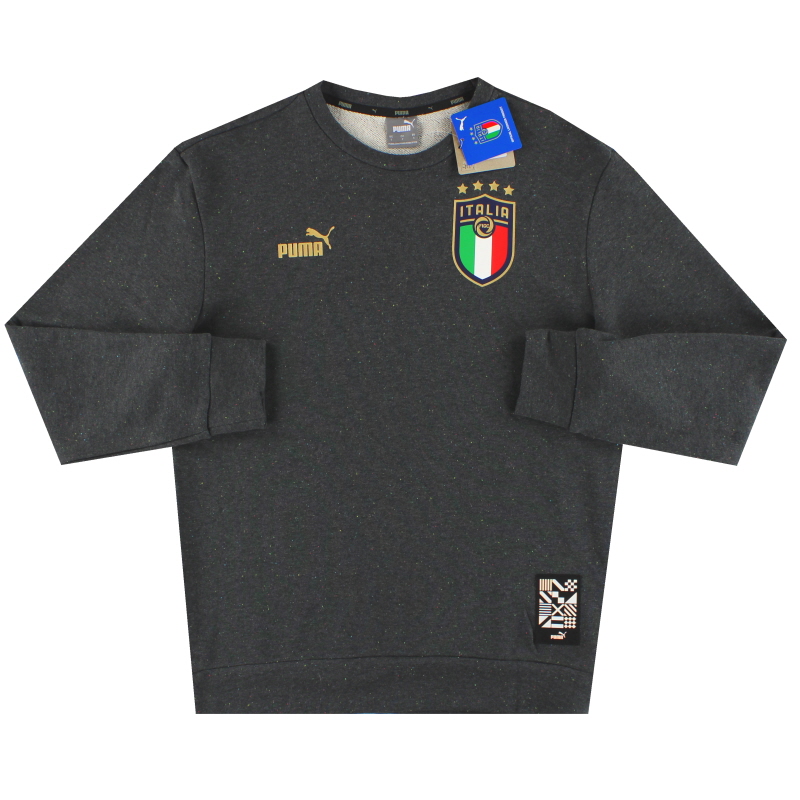 2021 Italy Puma ftblCulture Crew Sweatshirt *w/tags*  - 767135-09 - 4064537560013