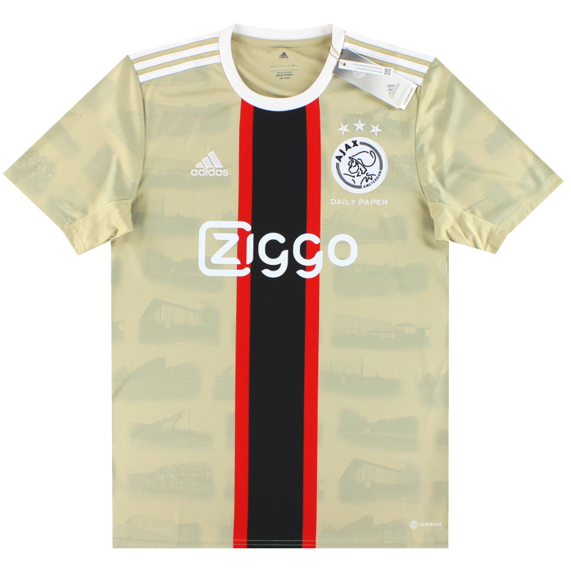 2022-23 Ajax x Daily Paper adidas derde shirt *met tags* - HG1393 - 4065429141259