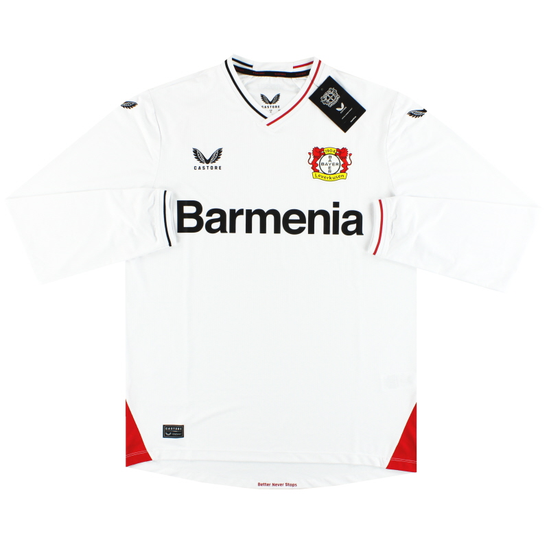 2022-23 Bayer Leverkusen Castore Pro Third Shirt L/S *w/tags*  - TM1760 - 5059787746927