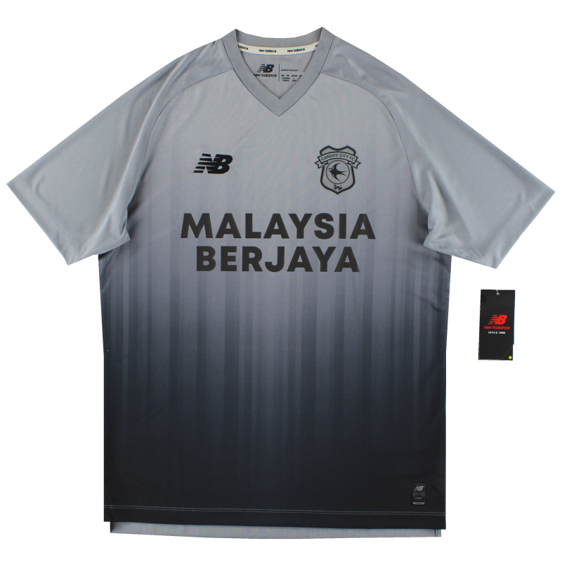 New Balance Poppy Cardiff City FC Malaysia Berjaya Shirt t-shirt