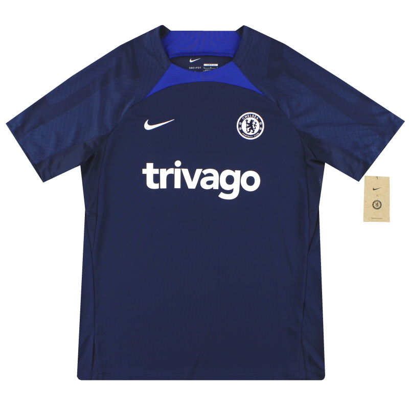 2022–23 Chelsea Nike Strike Dri-FIT Trainingsshirt *mit Etiketten* L – DJ8586-422 – 195867364027