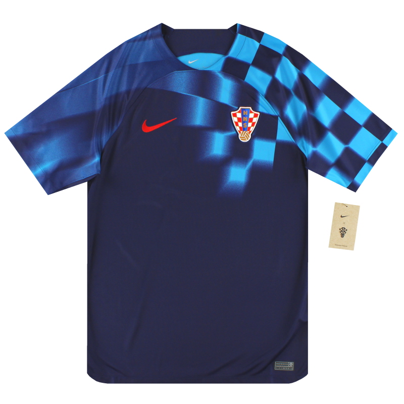 Camiseta Nike de visitante de Croacia 2022-23 *con etiquetas* S - DN0683-498 - 196148200843