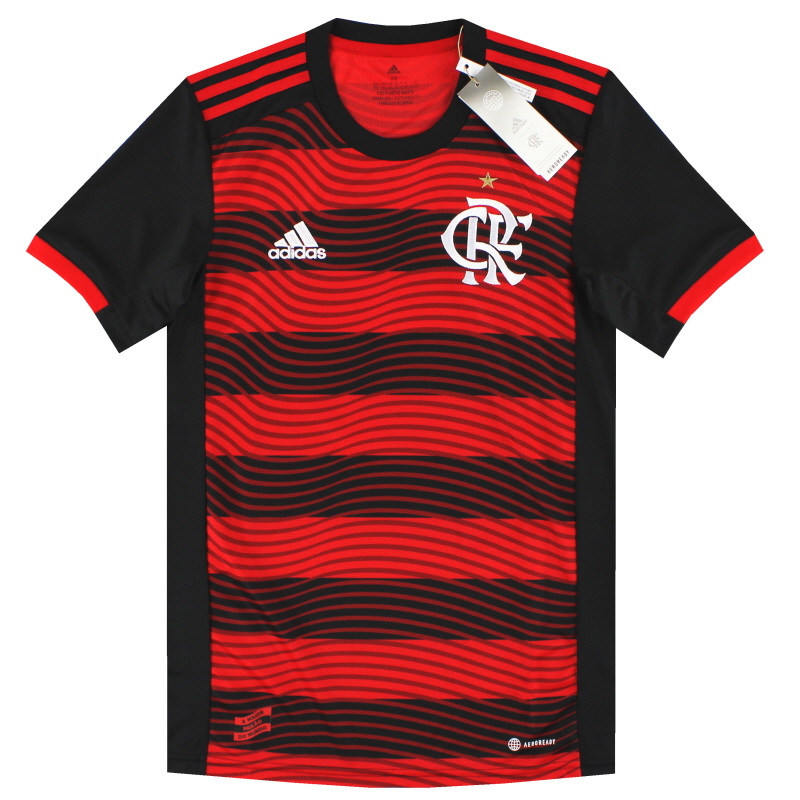 2022-23 Flamengo adidas Home Shirt *BNIB* XS - H18340 - 4065418752381
