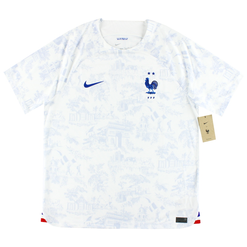 Kemeja Tandang Nike Prancis 2022-23 *dengan tag* XL - DN0688-100 - 19614839675
