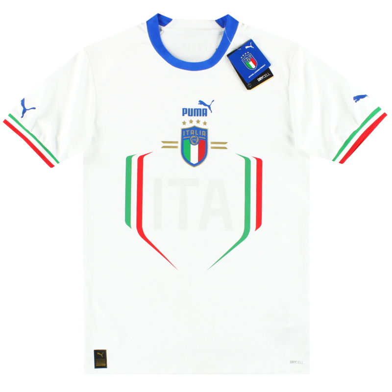 BNWT Puma 2022 ITALY ITALIA Away White Soccer Jersey Football Shirt 765650