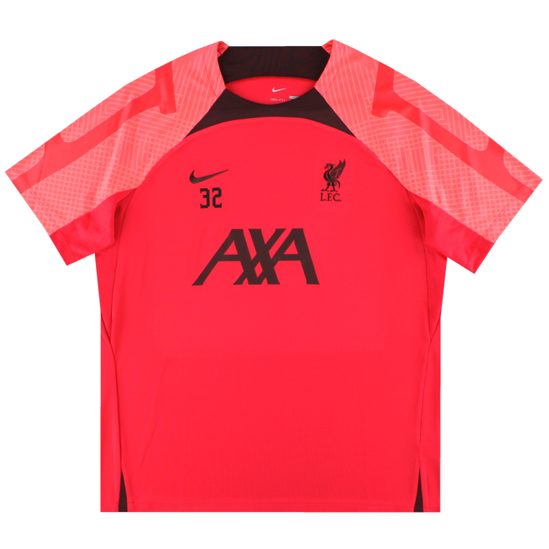 2022-23 Liverpool Nike Player Issue Training Shirt #32 *As New* XL - DJ8588-661