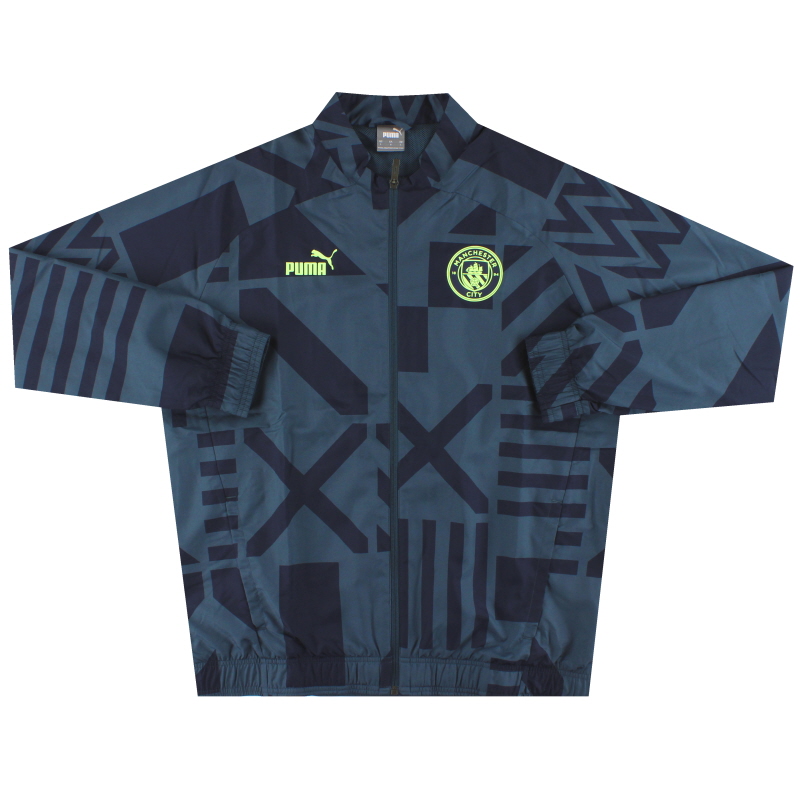 Veste d'avant-match Manchester City Puma 2022-23 * avec étiquettes * L - 767780-06 - 4064537943205