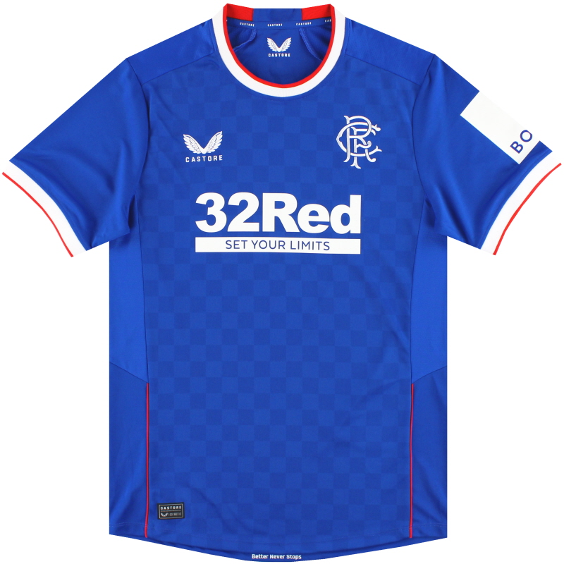 Camiseta Rangers Castore Home 2022-23 *Como nueva* 4XL - TM0550