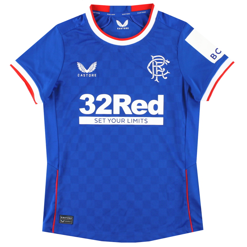 Camiseta de local para mujer de los Rangers Castore 2022-23 *Como nueva* - TM0550