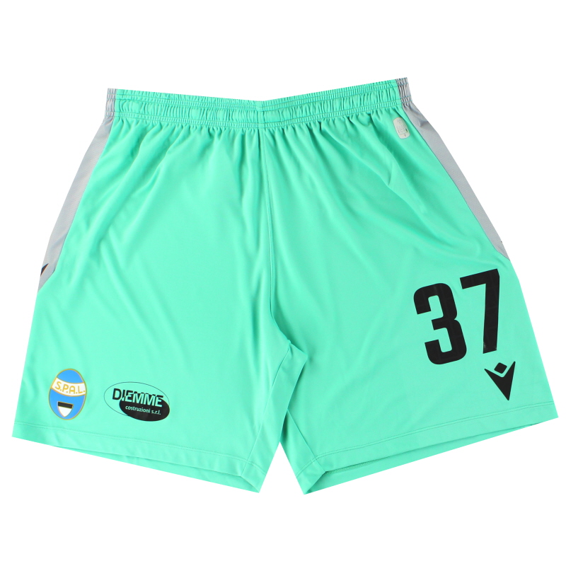 2022-23 SPAL Macron Player Issue Away Shorts #37 *As New* XXL