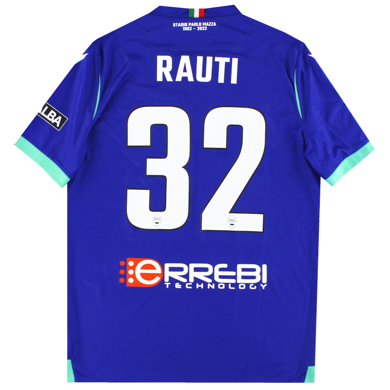 2022-23 SPAL Macron Player Issue Third Shirt Rauti #32 *As New* L
