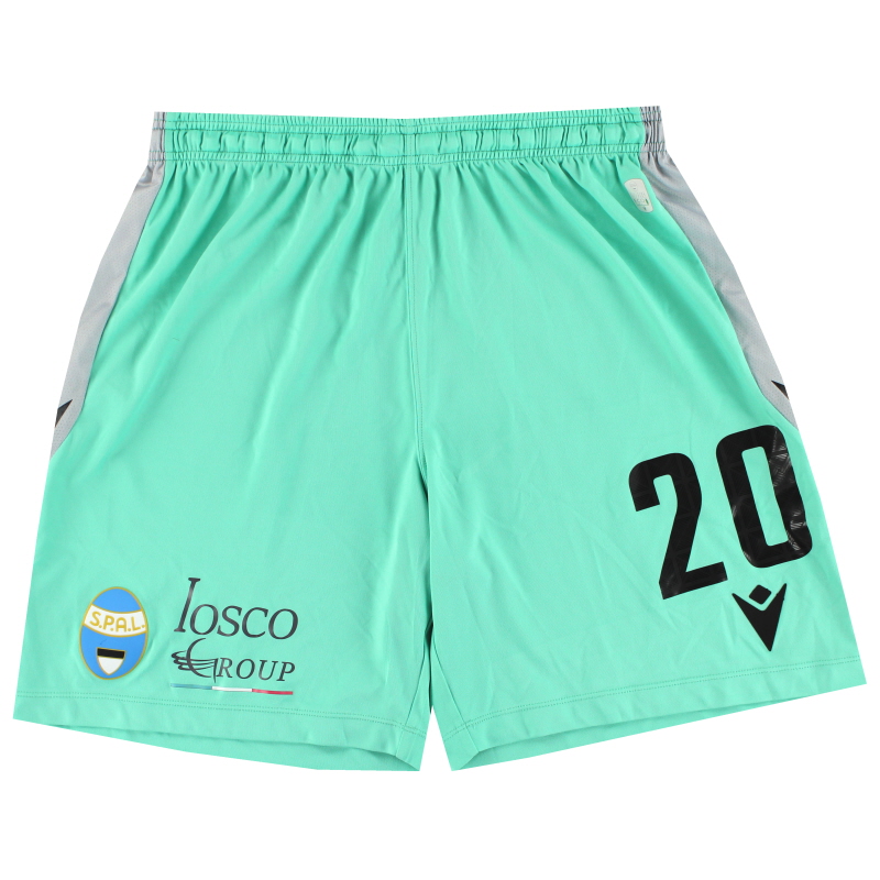 2022-23 SPAL Macron Player Issue Away Shorts #20 *As New* L