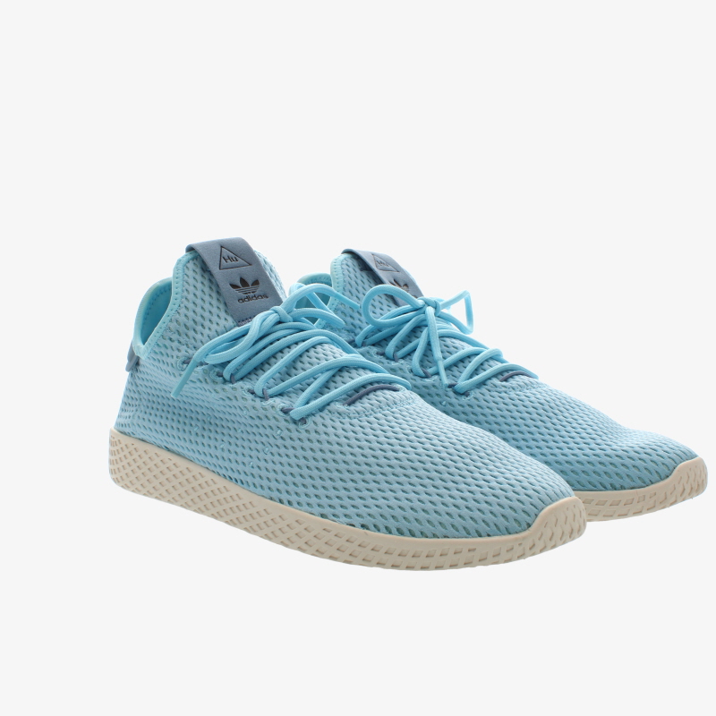 adidas Originals X Pharrell Williams Tennis HU Sneakers In Icey Blue