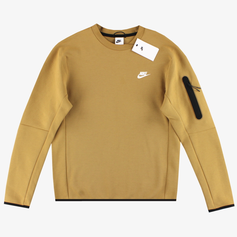 Felpa girocollo Nike Tech Fleece - Elemental Gold *con etichette* M - CU4505-722 - 196151927621