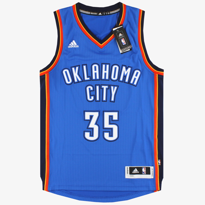 Oklahoma CIty adidas NBA International Swingman Jersey Durant #35 *w/tags* - A46194 - 4054706515951