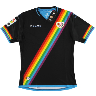 Camiseta de visitante Kelme 'Rainbow' del Rayo Vallecano 2015-16 *BNIB* XXL