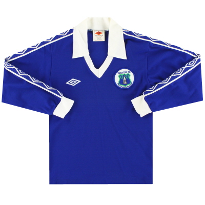 1978-79 Everton Umbro Maillot Domicile L/S *BNIB* L.Garçons
