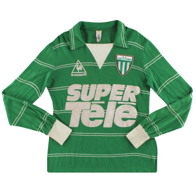 1980-81 Saint Etienne Le Coq Sportif Home Shirt L/S S 