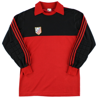 1981-83 Atletico Madrid Match Issue Goalkeeper Shirt #1 L 