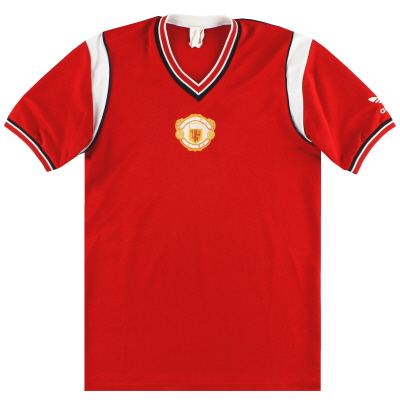 1984-86 Manchester United adidas Home Shirt S 