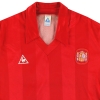 1984-86 Spanyol Le Coq Sportif Home Shirt * Seperti Baru * L