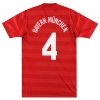 1984-89 Bayern Munich adidas Home Shirt #4 L