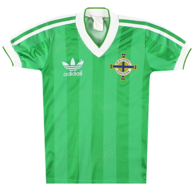 1985-86 Camiseta de local adidas de Irlanda del Norte S.Boys