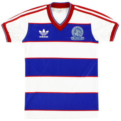 1985-86 QPR Adidas Maillot Domicile Y