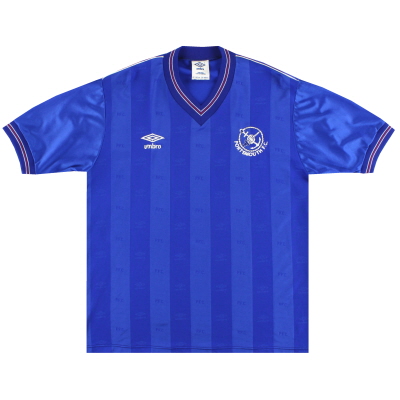 1985-87 Camiseta Portsmouth Umbro Home *Menta* M
