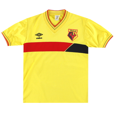 1985-88 Watford Umbro Home Shirt S